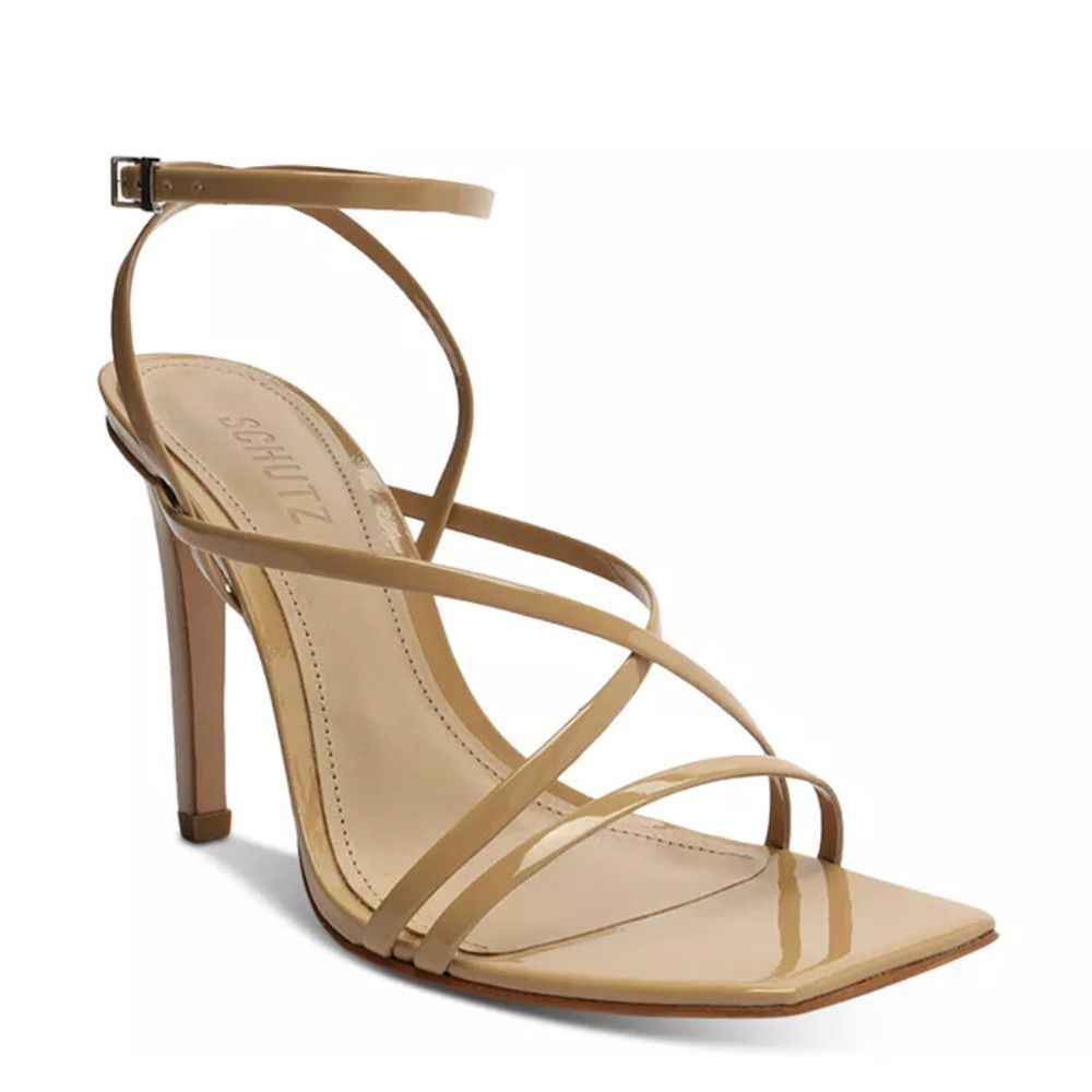 Schutz Bari Sandal in Light Nude SZ 9.5